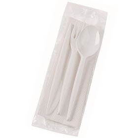 COMBO TENEDOR CUCHILLO CUCHARA SERVILLETA 15932277612011 (Carsnack)