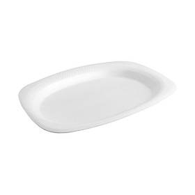 Bandeja Ovalada 7x9 Blanca 15932277602441 (Carsnack)