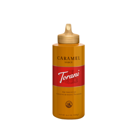 TORANI CARAMEL SAUCE SQUEEZE  16.5 OZ